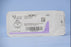Coated Vicryl - Suture with Needle Absorbable Coated Undyed Suture Braided Polyglactin 910 Size 4 - 0 18 Inch Suture 1-Needle 24 mm Length 3/8 Circle Reverse Cutting Needle - J682H