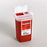 Cardinal SharpSafety Phlebotomy Sharps Container 1-Piece 6-1/4 H X 4-1/2 W X 4-1/4 D Inch 1 Quart Red Vertical Entry Lid - 8900SA