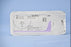 Coated Vicryl - Suture with Needle Absorbable Coated Undyed Suture Braided Polyglactin 910 Size 2 54 Inch Suture 1-Needle 65 mm Length 1/2 Circle Taper Point Needle - J880T