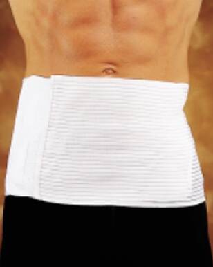 ProCare - Abdominal Binder Medium / Large Hook and Loop Closure 36 to 65 Inch Waist Circumference 9 Inch Height Adult - 79-89366