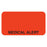 Tabbies Allergy Labels, "Medical Alert" Fluorescent Red - 1-5/8"W x 7/8"H, 560  per Roll - V-MC218