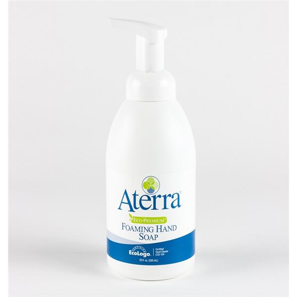 B4 Brands Hand Soap Foam Aterra Eco-Premium 18 Oz Fresh Cotton Ea, 12 Ea/Ca - 22000-18