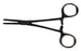 Medical Action Industries Hemostatic Forceps Mosquito 4-3/4 Inch Floor Grade Nickel Plated Stainless Steel Sterile Ratchet Lock Finger Ring Handle Curved Serrated Tip - 56224