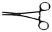 Medical Action Industries - Hemostatic Forceps Mosquito 4-3/4 Inch Length Floor Grade Nickel Plated Stainless Steel Sterile Ratchet Lock Finger Ring Handle Curved Serrated Tip - 56224