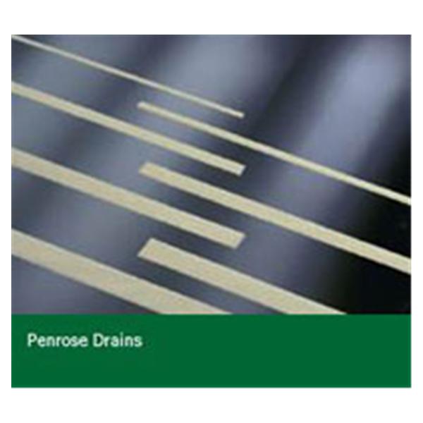 Bard Medical Division Drain Penrose Rubber 18X7/8" Flat Tip Sterile 200/Ca - 918060