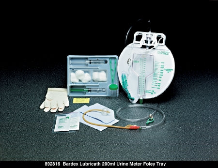 Bard Bardex Lubricath Indwelling Catheter Kit Foley 16 Fr. 5 cc Balloon Latex - 730116