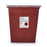 SharpSafety - Sharps Container 17-1/2 H X 15-1/2 W X 11 D Inch 8 Gallon Red Base / White Lid Vertical Entry Hinged Lid - 8980-