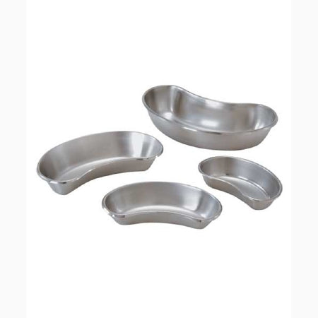 Medegen Medical Products - Emesis Basin Silver 400 cc Stainless Steel Reusable - 88560