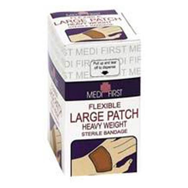 Medique Pharmaceuticals Bandage Medi-First 2X3" Patch Elastic/Fabric Tan Lf Sterile 25/Package - 61873
