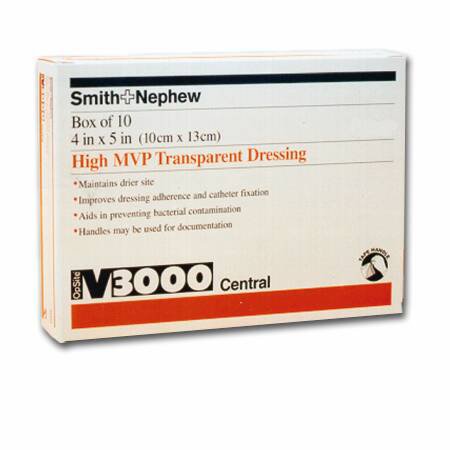 Smith & Nephew Opsite Transparent Film Dressing OpSite Rectangle 5-1/2 X 4 Inch 2 Tab Delivery Without Label Sterile - 4975