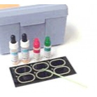 Arlington Scientific Test Card Black, Disposable, 6 Well - 6047-003-17