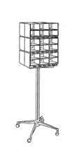 J & J Healthcare Systems - IV Stand Floor Stand Four 2 Inch Swivel Casters - SPR1