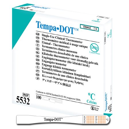 Tempa·DOT - Disposable Oral Thermometer 37-39°C Color Dots Display - 5532