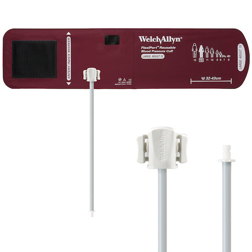 Welch Allyn Cuff, Reusable, Long Adult Long, 1-Tube