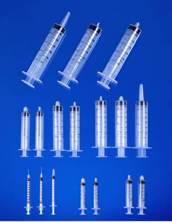 AirTite Products ExelInt Syringe with Hypodermic Needle 3 mL 25 Gauge 1-1/2 Inch Detachable Needle Without Safety - 26112