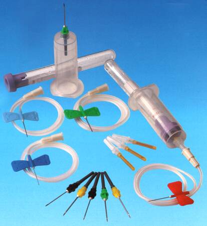 AirTite Products - Blood Collection Needle 21 Gauge 1 Inch Needle Length Conventional Needle Without Tubing Sterile - 26503