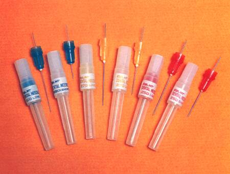 AirTite Products Superject Red Dot Dental Needle 30 Gauge 21 mm Short Type - 26555