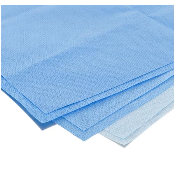 O & M Halyard Wrap Csr Halyard 24 In X 24 In Blue Latex Free 100/Bg, 5 Bg/Ca - 37051