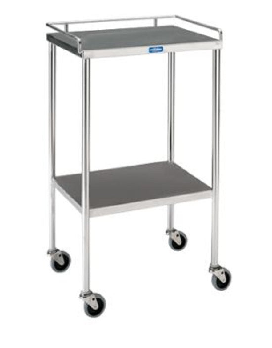 Pedigo SG81SS Utility Table with Shelf Stainless Steel — Serfinity