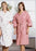 Fashion Seal Uniforms Patient Exam Gown Large Adult NonSterile Mauve - 621-L