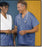 Fashion Seal Uniforms - Scrub Shirt Medium Ceil Blue 2 Pockets Short Sleeve Unisex - 6796-M