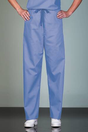 Fashion Seal Uniforms Poplin Scrub Pants Small Ceil Blue Unisex - 78837-S