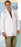 Fashion Seal Uniforms Lab Coat White Medium Long Sleeves Knee Length - 444-