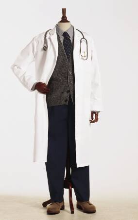 Fashion Seal Uniforms - Lab Coat White Size 40 / X-Long Knee Length Reusable - 6480-SZ40