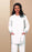 Fashion Seal Uniforms - Warm-Up Jacket White Large Hip Length Reusable - 7699-L