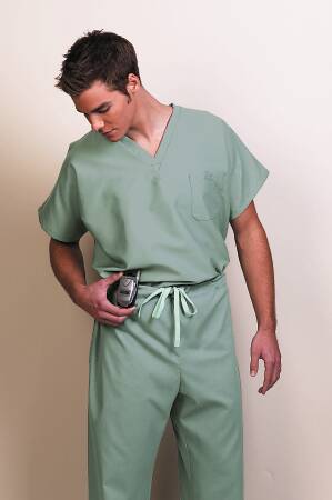 Fashion Seal Uniforms Poplin Scrub Pants Large Sage Unisex - 78850-L