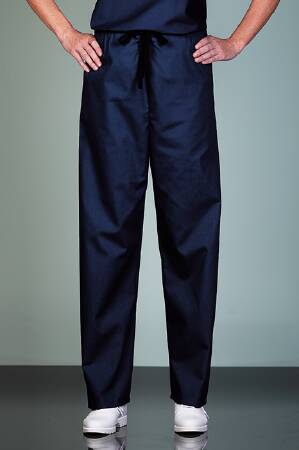 Fashion Seal Uniforms Poplin Scrub Pants X-Large Navy Blue Unisex - 78844-XL
