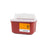 Medegen Medical Products, Container Sharps 1Gal Medium Polypropylene Red/Black Ea, 24 Ea/Ca - 8703