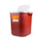 Medegen Medical Products, Container Sharps 8Gal X-Large Polypropylene Red/Black Ea, 10 Ea/Ca - 8705
