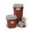Medegen Medical Products, Container Sharps 1Qt Small Polypropylene Red/Black Each, 72 Ea/Ca - 8702