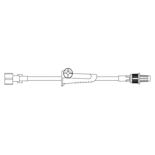 Baxter Healthcare Iv Extension Set 30" Male Luer Lock Adapter Primary Infusion Spike Ea, 48 Ea/Ca - 2C5645