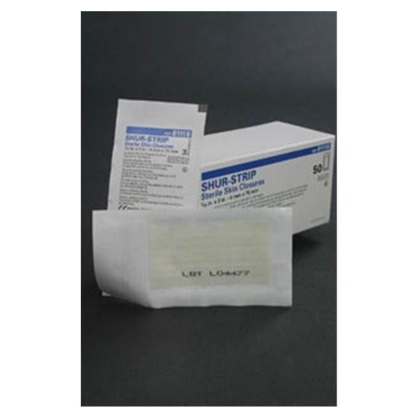Integra LifeSciences Corp Strip Wound Closure Shur-Strip 1/2X4" White 6/Envelope 50/Bx, 4 Bx/Ca - DKC81121