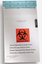 Fisherbrand - Biohazard Waste Bag Red Bag Polyethylene 8 X 12 Inch - 22044561