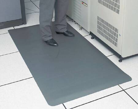 Fisher Scientific Wearwell Static Dissipative Anti-Fatigue Mat 2 X 3 Foot Gray PVC / Nitrile Infused Sponge - 19003150A