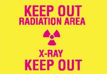 Fisher Scientific - Wall Sign Caution Keep Out Radiation - 19102422