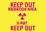 Fisher Scientific - Wall Sign Caution Keep Out Radiation - 19102422
