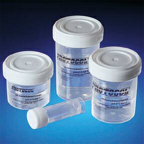 Fisher Anatomical PROTOCOL Prefilled Formalin Container Polyethylene Screw Cap 120 mL Fill in 240 mL (8 oz.) NonSterile - 23426796