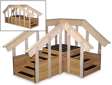 Hausmamann Convertible Staircase - 109 "x 36" x 24", - 1560-65-036