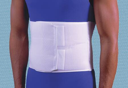 Flex-Support - Abdominal Binder Large Hook and Loop Closure 46 to 62 Inch Waist Circumference 9 Inch Height Adult - F010835