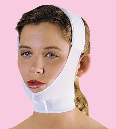 Frank Stubbs Facial Wrap One Size Fits Most Soft-Flex Spandex White - F020020
