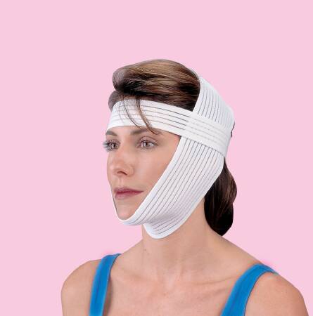 Frank Stubbs Facial Wrap One Size Fits Most Spandex White - F020200