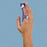 Frank Stubbs Finger Splint Baseball Style Aluminum / Foam Left or Right Hand Silver / Blue Medium - F004194