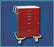 Future Health Concepts - Treatment Cart Solid Poly 33.5 X 25 X 46.25 Inch Dark Blue Three-3 Inch, Two-6 Inch, One-9 Inch - MPMKS-630-DB