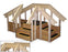 Hausmamann Patented 3-in-1 Training Staircase - 109" x 56" x 24", - 1570
