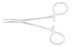 Miltex Miltex Hemostatic Forceps Halsted-Mosquito 5 Inch OR Grade Stainless Steel (German) NonSterile Ratchet Lock Finger Ring Handle Curved Serrated Tips - 43650