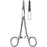 Sklar - Forceps Kelly 5-1/2 Inch Length Surgical Grade Stainless Steel NonSterile Ratchet Lock Finger Ring Handle Straight Serrated Tip - 17-2055
